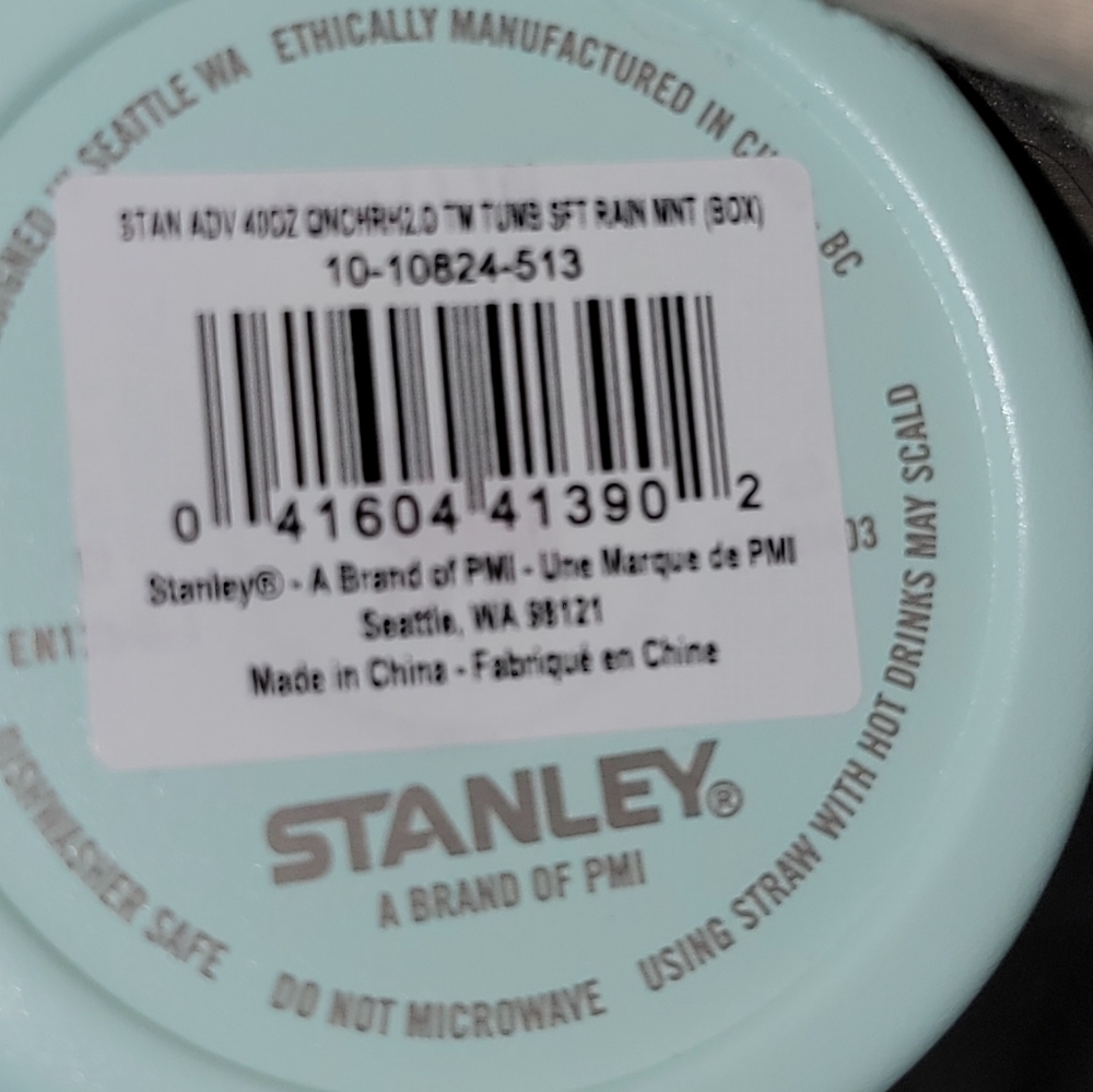 NEW 40oz Soft Rain Mint Stanley 2.0 Quencher Exclusive New in Box!! - Picture 6 of 9